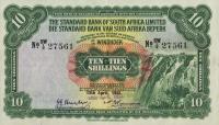 Gallery image for Southwest Africa p7a: 10 Shillings